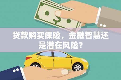 清远贷款购买保险，金融智慧还是潜在风险？