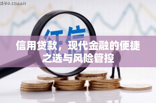 清远信用贷款，现代金融的便捷之选与风险管控