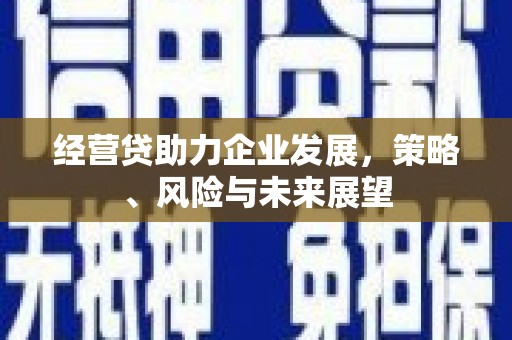 清远经营贷助力企业发展，策略、风险与未来展望