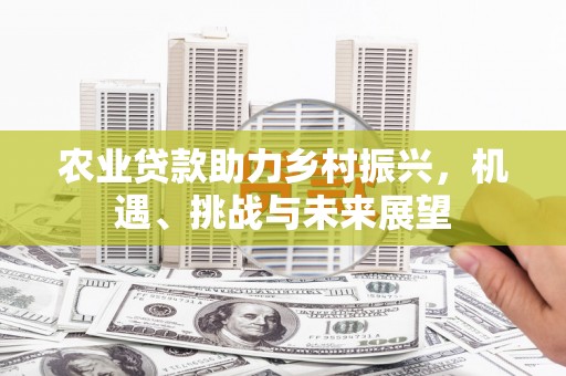 清远农业贷款助力乡村振兴，机遇、挑战与未来展望