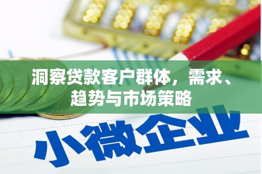 清远洞察贷款客户群体，需求、趋势与市场策略