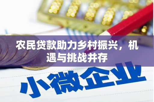 清远农民贷款助力乡村振兴，机遇与挑战并存