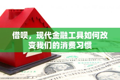 清远借呗，现代金融工具如何改变我们的消费习惯