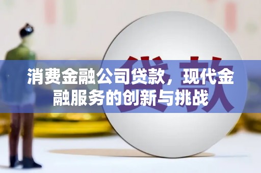 清远消费金融公司贷款，现代金融服务的创新与挑战