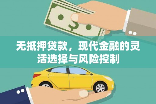 清远无抵押贷款，现代金融的灵活选择与风险控制