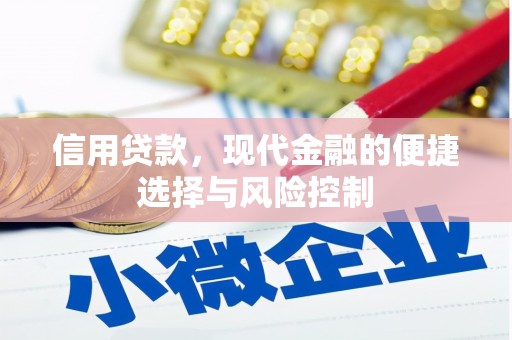 清远信用贷款，现代金融的便捷选择与风险控制