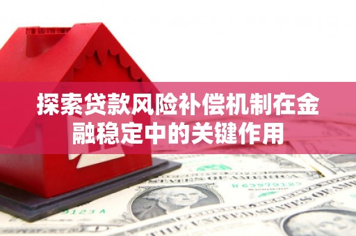 清远探索贷款风险补偿机制在金融稳定中的关键作用