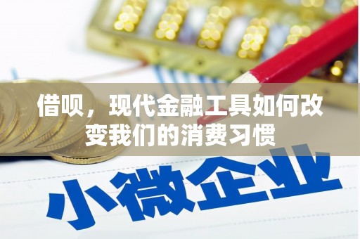 清远借呗，现代金融工具如何改变我们的消费习惯
