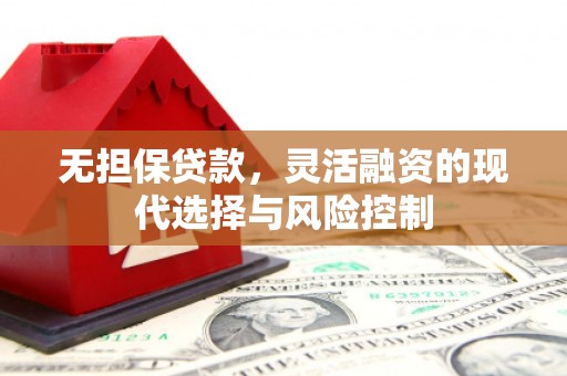清远无担保贷款，灵活融资的现代选择与风险控制