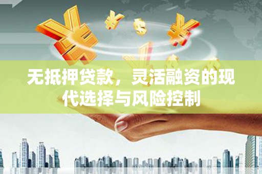 清远无抵押贷款，灵活融资的现代选择与风险控制