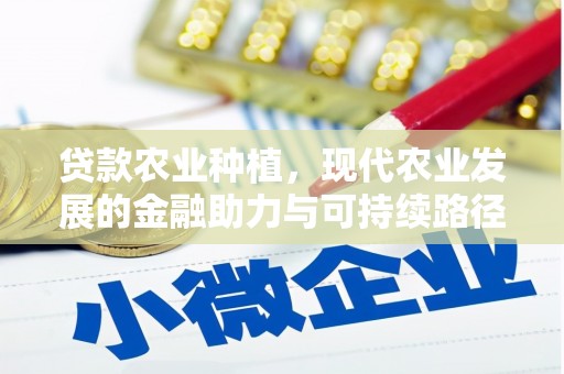 清远贷款农业种植，现代农业发展的金融助力与可持续路径