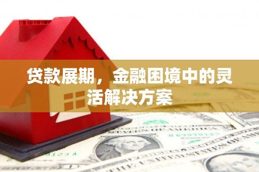 清远贷款展期，金融困境中的灵活解决方案