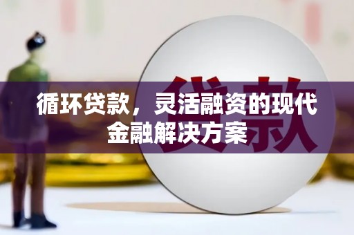 清远循环贷款，灵活融资的现代金融解决方案