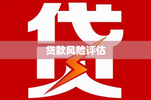 清远贷款风险评估