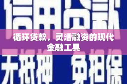 清远循环贷款，灵活融资的现代金融工具
